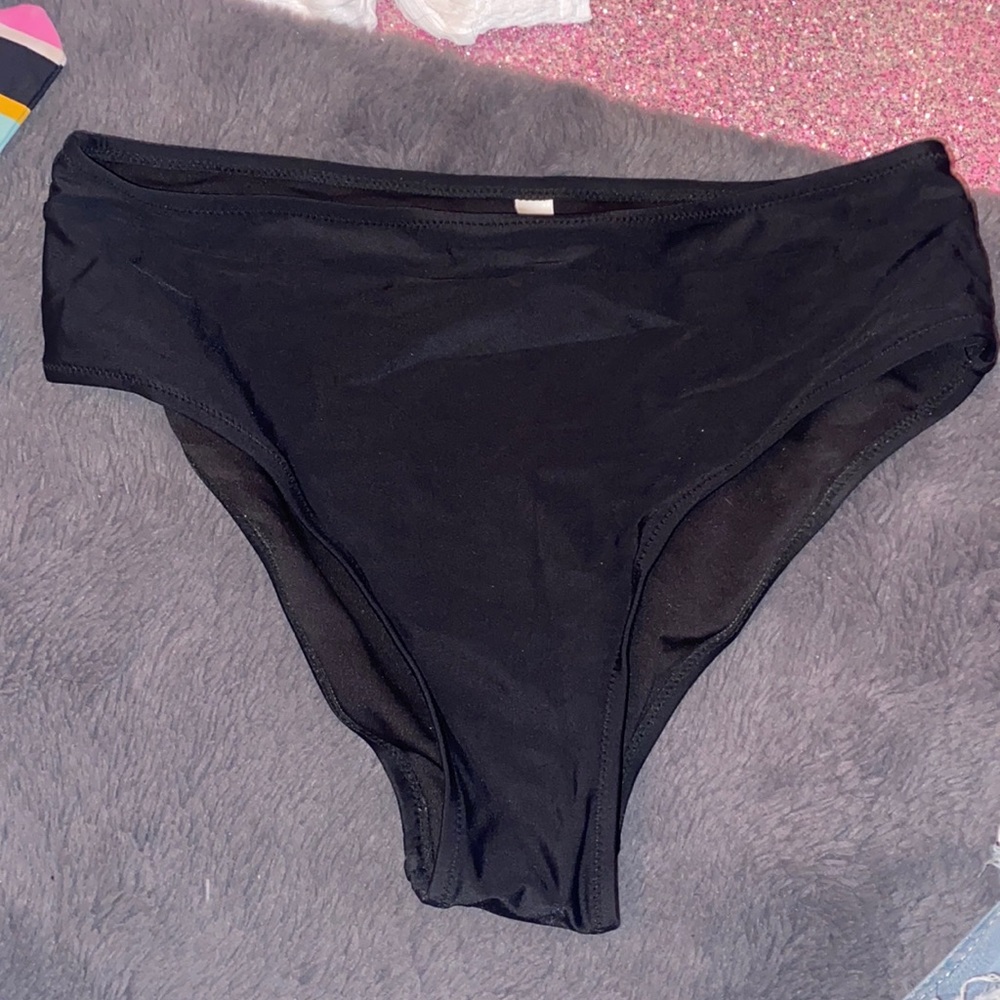 Black swimsuit bottoms
